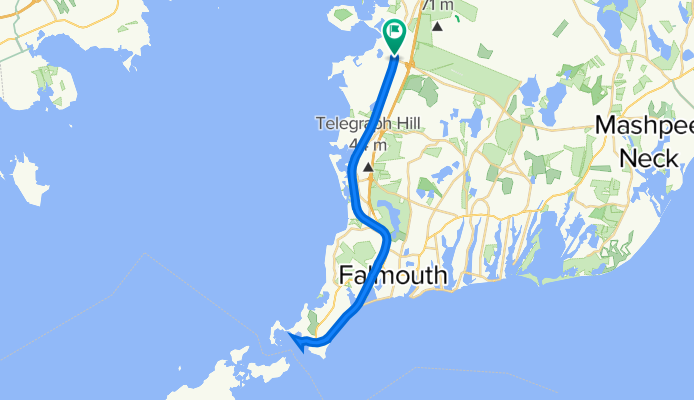 Depot Rd, North Falmouth to 35 County Rd, North Falmouth