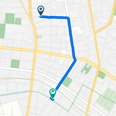Vinetastraße 60, Berlin nach Stargarder Straße 69, Berlin