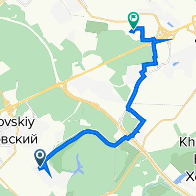 От московская улица 3, Москва до без названия № 17/2Д, Москва