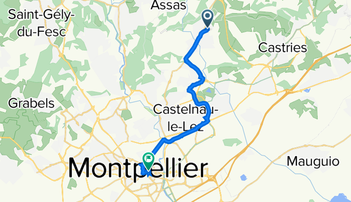 1 bis Rue des Trois Teyran, Teyran à 43 Place Vauban, Montpellier