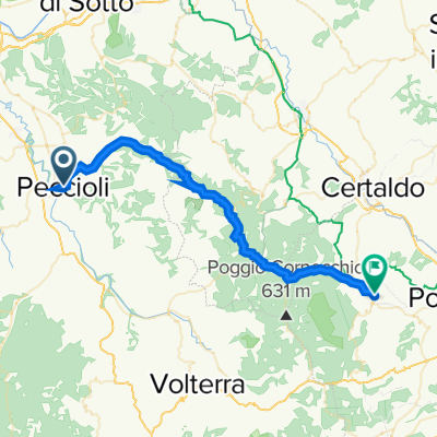 Via Corbiano 29, Peccioli to San Gimignano