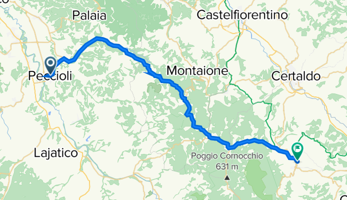 Via Corbiano 29, Peccioli to San Gimignano
