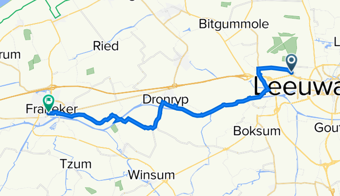 van-leeuwarden-naar-franeker