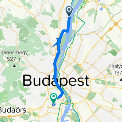 Őrtorony utca 12., Budapest to Bártfai utca 34., Budapest