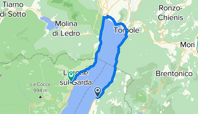 SR 249 199, Malcesine nach Via Prealzo 1, Limone sul Garda
