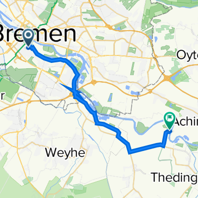 Sedanstraße 44, Bremen to Fährstraße 11A, Thedinghausen