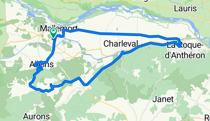 Mallemort, La Roque, Cazan, Vernègues, Alleins, Mallemort Bis1