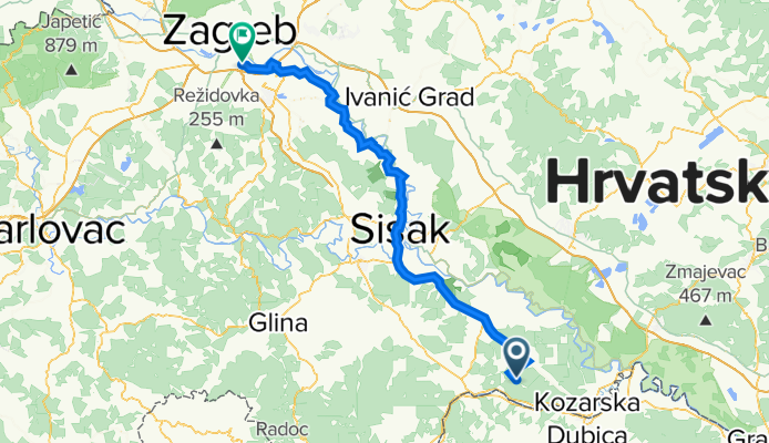 Utolica - Zagreb 105 km / 200 mnv