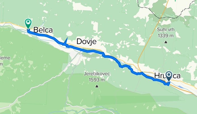 Hrušica, Jesenice to Belca 33, Kranjska Gora