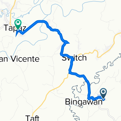 6HMC+8QX, Bingawan to Burgos Street, Tapaz