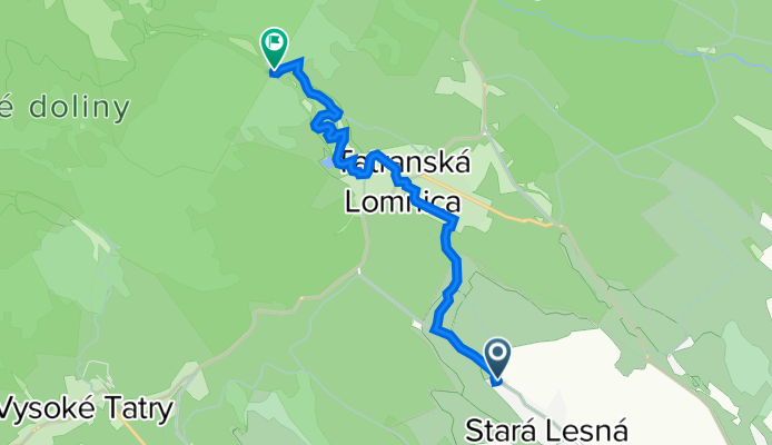 3102, Stará Lesná to High Tatras, Vysoké Tatry