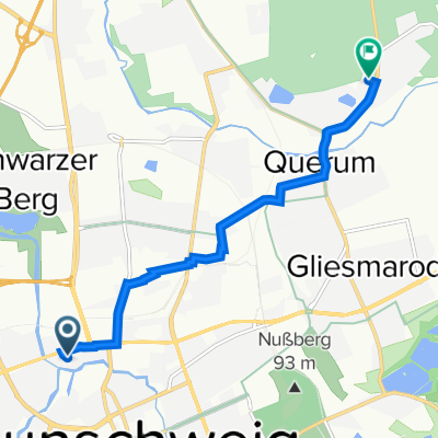 Huttenstraße 4, Braunschweig nach Am Forst 31, Braunschweig