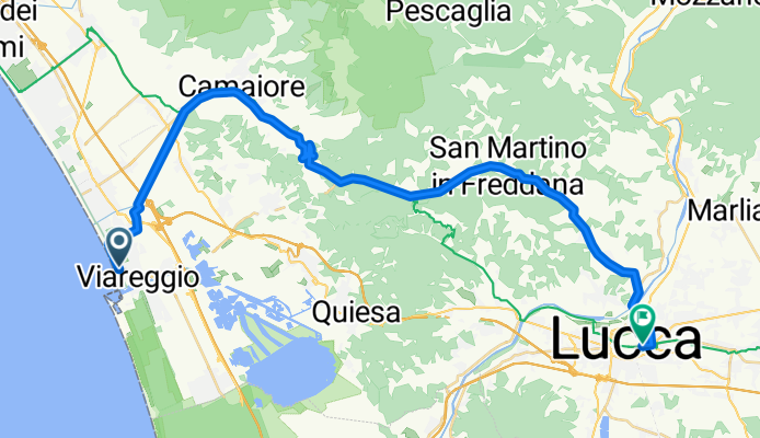 Viareggio To Lucca