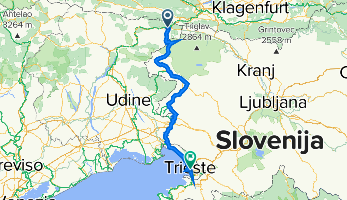 Tarvisio-Predil-Gorcia-Triest