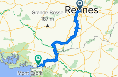 Route in der Bikemap App öffnen