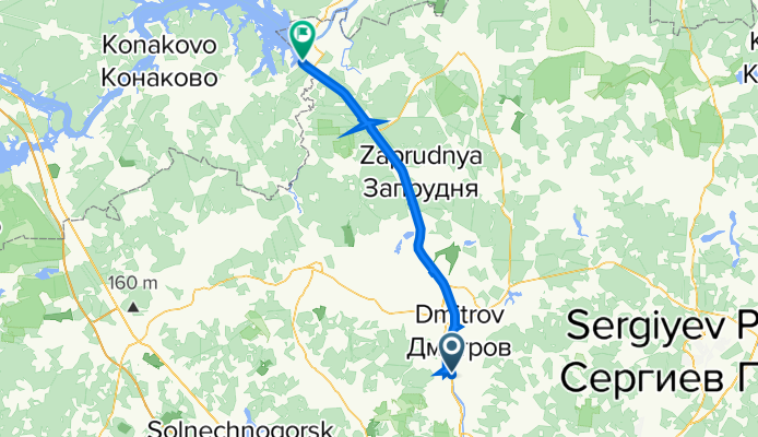 Яхрома - Дубна