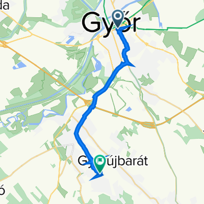 Bisinger József sétány 25, Győr - Petőfi utca 16, Győrújbarát