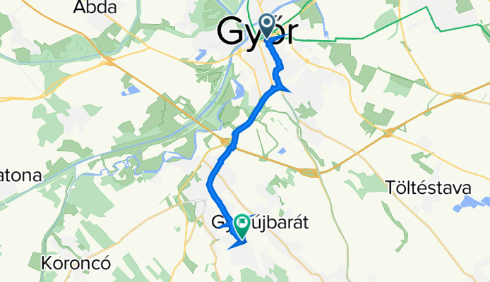 Bisinger József sétány 25, Győr - Petőfi utca 16, Győrújbarát