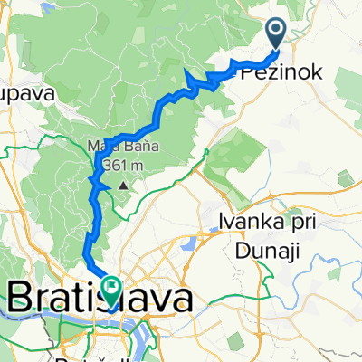 Svätoplukova 2753/25, Pezinok až Lazaretská 2429/20, Bratislava