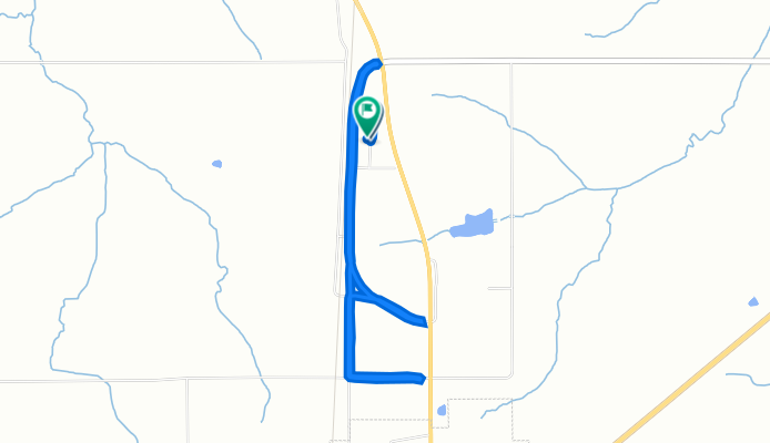 2227 Lynndana Ln, Oskaloosa to 2227 Lynndana Ln, Oskaloosa