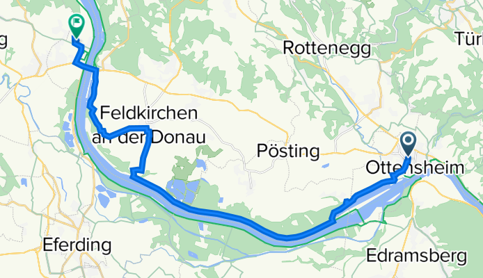 Ottensheim Aschach über Feldkirchen