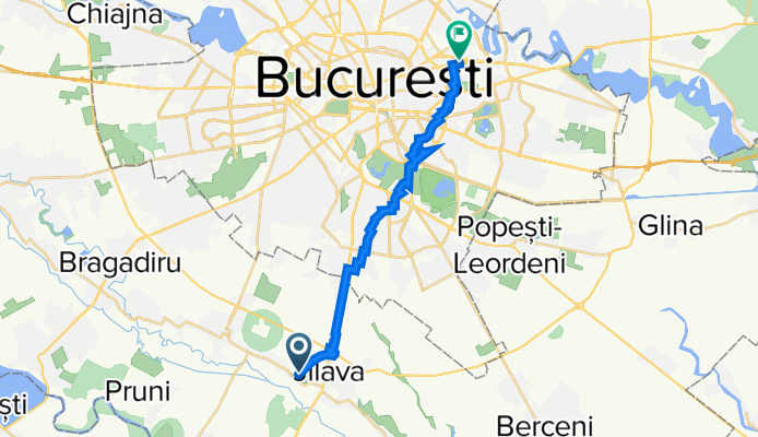 Strada OdÄi 182, Jilava to Čoseaua Iancului 37, BucureČti