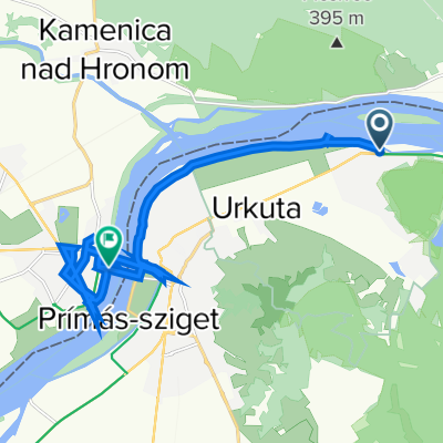 Visegrádi út, Szamárhegy to Námestie slobody 5, Štúrovo