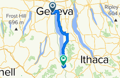 Route in der Bikemap App öffnen