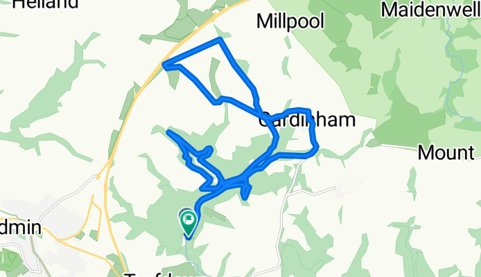 Cardinham Woods Loop with good hills
