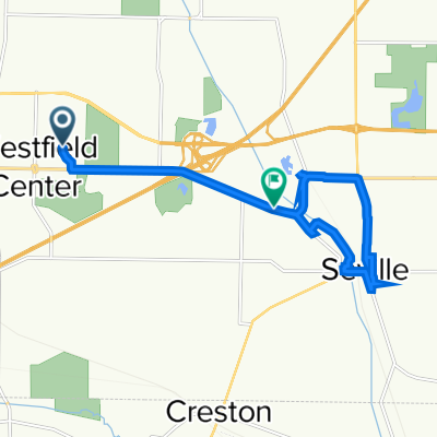 6456 Simmons Dr, Westfield Center to 5227–5441 Greenwich Rd, Seville