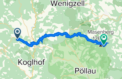 Route in der Bikemap App öffnen