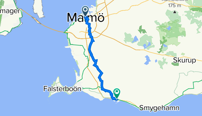 Skeppsbron 1D, Malmö nach Kontinentplan 2, Trelleborg