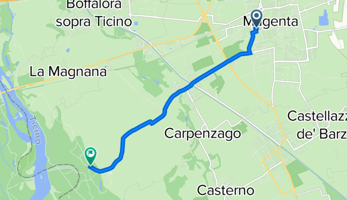 Vicolo Sant'Ambrogio 2–18, Magenta a Magenta