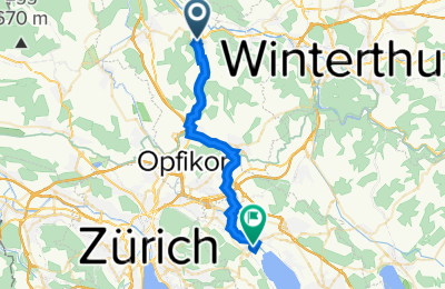 Route in der Bikemap App öffnen