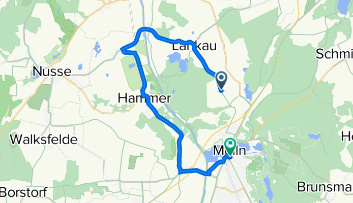 Lankauer Straße 9, Lankau nach Bergstraße 10, Mölln