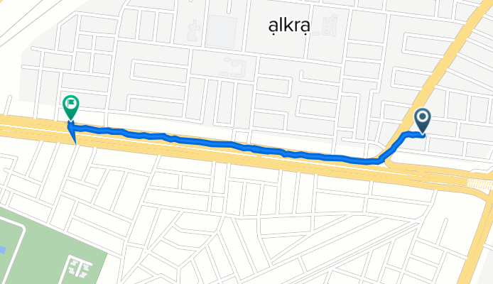 35.432° N 44.355° W to Exhibitions Street,