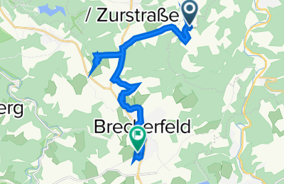 Route in der Bikemap App öffnen