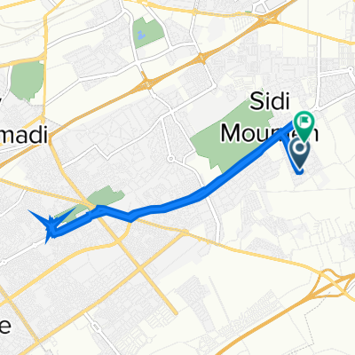 HFHX+J7R, Casablanca to HFMX+78W, Casablanca