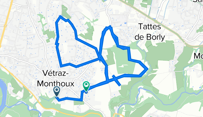 2 Place de l'Église, Vétraz-Monthoux à 18 Chemin de la Prairie, Vétraz-Monthoux