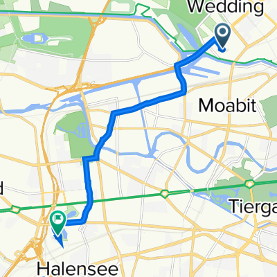 Mittelallee, Berlin to Herbartstraße 25, Berlin