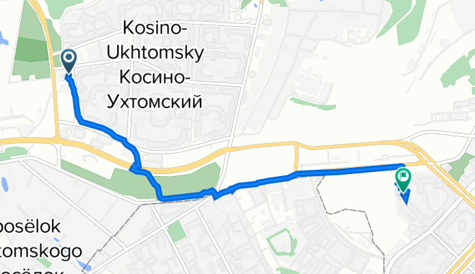 От Наташи Качуевской улица 5, Москва до Рождественская улица 21 корпус 4, Москва