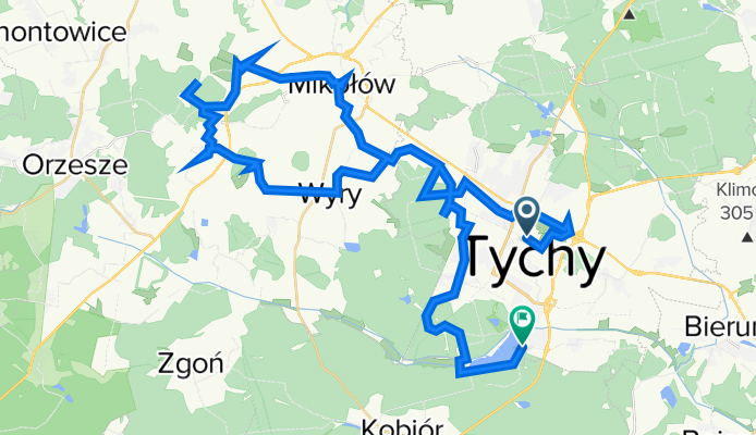 Grota-Roweckiego 10C, Tychy nach Parkowa 17, Tychy