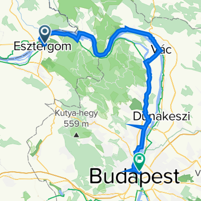 9. Etappe Esztergom _ Budapest