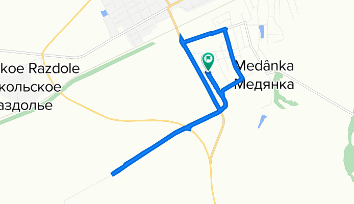 Южная улица, Куеда до Куеда