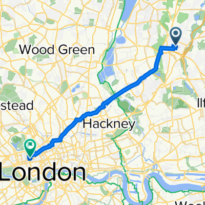 23 Beverley Crescent, Woodford Green to 17B Riding House St, London