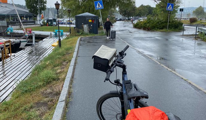 Foto 1 der Bikemap-Route "OSL-HAM - Part 1 Color Line Terminal - Rykkinn" Foto 1 der Bikemap-Route "OSL-HAM - Part 1 Color Line Terminal - Rykkinn"