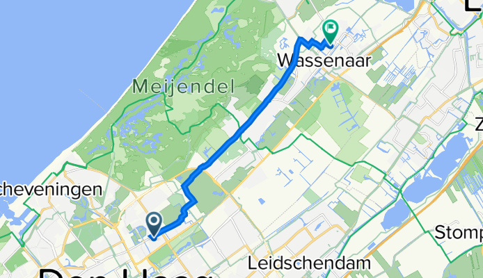 Van Hoytemastraat 101, Den Haag naar Van Groeneveltlaan 31, Wassenaar