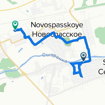 Советская улица, 82, деревня Малая Андреевка до площадь Макаренко, 37, Новоспасское