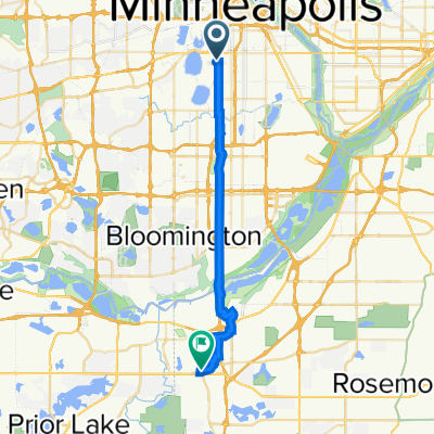 W 33rd St, Minneapolis to 2030 CR-42 W, Burnsville