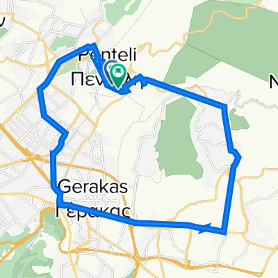 25ης Μαρτίου 23, Πεντέλη to Βριλησσίων 13A, Πεντέλη